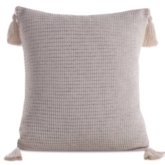 Poszewka Dekoracyjna BOHO Eko Beż 3 45X45 Beżowa