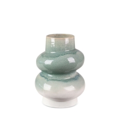 WAZON DEKORACYJNY LIANA 17X23 CM KREMOWY