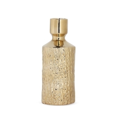 WAZON DEKORACYJNY ERNA 12X33 CM ZŁOTY