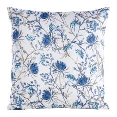 Poszewka w kwiaty ORTEX 45X45 Niebieska