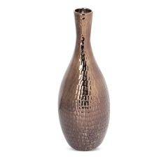 WAZON DEKORACYJNY ERNA 12X34 CM MIEDZIANY