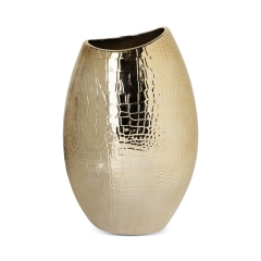 WAZON DEKORACYJNY ERNA 14X31 CM ZŁOTY