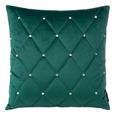 Poszewka welurowa velvet welwet 37 45X45 Turkusowa