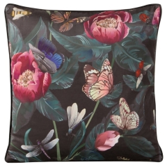 Poszewka welurowa velvet welwet 61 45X45 Grafitowa