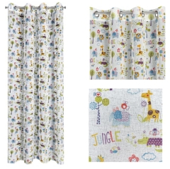 BIAŁA ZASŁONA Z ETAMINY DO POKOJU DZIECKA140X250