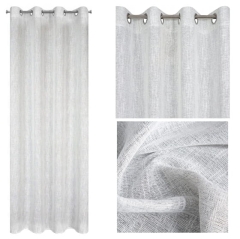 Biała zasłona żakardowa wzór ornamentowy 140X250