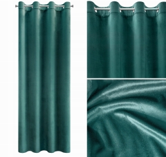 Zasłona Velvet Welur Welwet 140X250 turkusowa