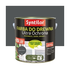 Farba do drewna Ultra ochrona 2 l Ciemnoszary Syntilor