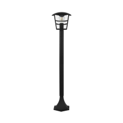 Lampa ogrodowa stojąca Palama IP44 1 m czarna E27 Inspire