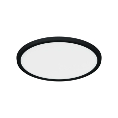 Plafon LED Lano czarny IP54 29 cm 1700 lm Inspire