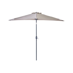 Parasol balkonowy przyścienny półkole Arkea 270x135x235 cm beż Naterial