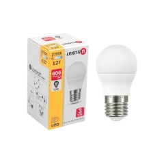Żarówka LED E27 7.2 W  60 W 806 lm Ciepła biel Lexman