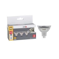 Żarówka LED 3 szt. GU5.3 4.4 W  35 W 450 lm Ciepła biel Lexman