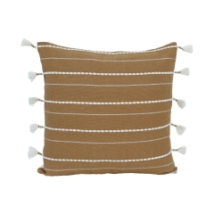 Poduszka Amadou brązowa 45 x 45 cm Inspire