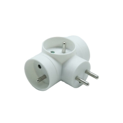 Rozgałęźnik 3x16A+Z Biały