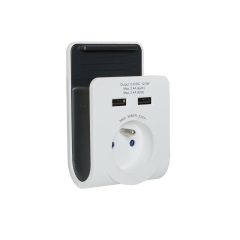 Ładowarka z gniazdkiem 2 x USB A 2.4 A Lexman