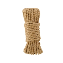 Lina jutowa 30kg 8 mm x 10 m skręcana beżowa