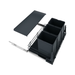 System koszy wysuwanych 3 x 15 l Delinia iD