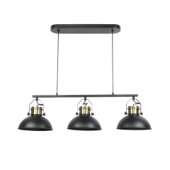 Lampa wisząca Ted szara 3 x E27 Inspire
