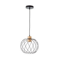 Lampa wisząca Mallow czarna E27 Inspire