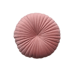Poduszka okrągła welurowa Tony Bistro różowa śr. 40 cm Inspire