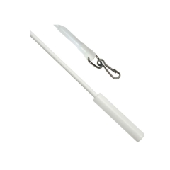 Uchwyt, drążek do przesuwania zasłon i firan biały 125 cm 2 szt. Gardinia