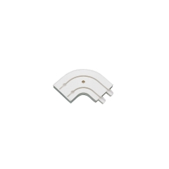 Łuk zewnętrzny zakończeniowy 2 szt. do szyny sufitowej 2-torowej 13.5 cm Gardinia