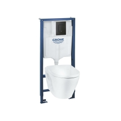 Zestaw podtynkowy WC Serel Rimless Black Grohe