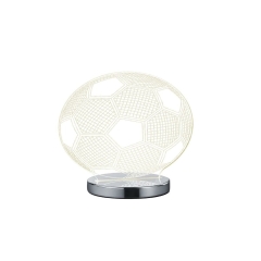 Lampa stołowa piłka 3D Rl srebrny LED Trio Lighting Inter