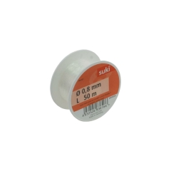 Żyłka nylonowa 0.8 mm x 50 m transparentna