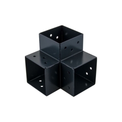 Łącznik narożnik 9x9 cm 90st. 3-końce Suki Plug-in antracyt
