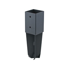 Wspornik słupka przykręcany 7x7 cm Suki Plug-in antracyt