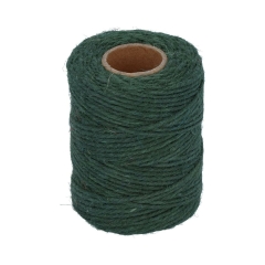 Sznurek jutowy 2 mm x 50 m pleciony ciemnozielony Suki