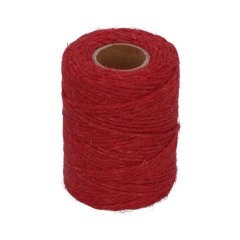 Sznurek jutowy 2 mm x 50 m czerwony