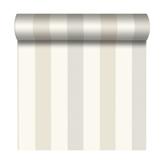 Tapeta w pasy Aurora Stripes beżowa winylowa na flizelinie
