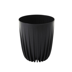 Doniczka plastikowa Mira śr.19 cm czarna Lamela