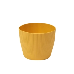 Osłonka doniczki Magnolia 19 cm żółta Lamela