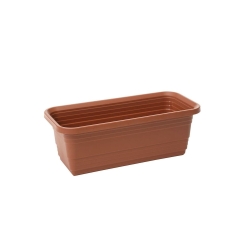 Skrzynka balkonowa Bona 40x17.5 cm plastikowa ceglasta Lamela
