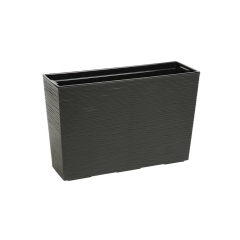 Donica-kwietnik Werbena 56x19x36.5 cm antracyt struktura Lamela
