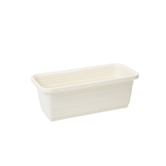 Skrzynka balkonowa Bona 40x17.5 cm plastikowa kremowa Lamela