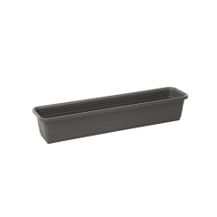 Skrzynka balkonowa Bona 80x17.5 cm plastikowa antracyt Lamela