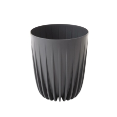 Doniczka plastikowa Mira śr.19 cm antracytowa Lamela