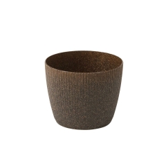 Osłonka doniczki Magnolia 11 cm brąz Lamela