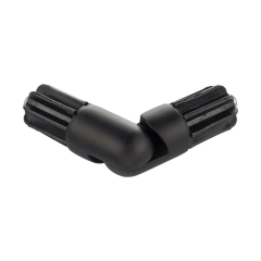 Łącznik kątowy do karnisza czarny mat 19 mm Inspire