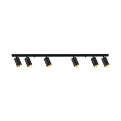 Listwa reflektorowa Maribel czarna 6 x GU10 Goldlux