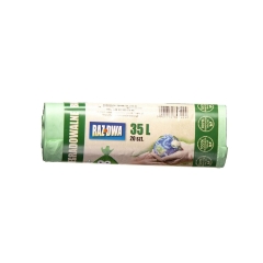 Worki na śmieci 35 l 20 szt. zielone Malwo