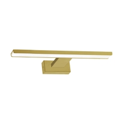 Kinkiet galeryjka Pinto 30 cm złoty 490 lm LED Milagro
