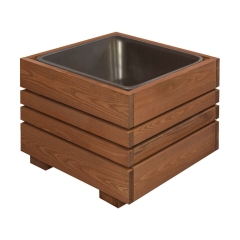 Donica drewniana Goteborg 41x41x32 cm wiśnia Werth-Holz