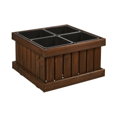Donica drewniana Victoria 55x55x29 cm Werth-Holz