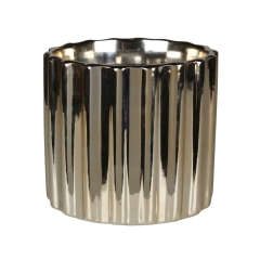 Osłonka doniczki ceramiczna Mony 13.5 cm złota